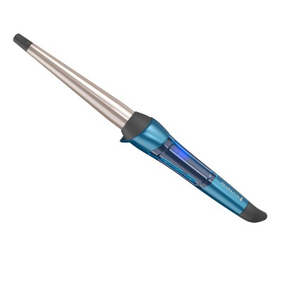 Remington Pro Professional Titanium Conical Barrel Curling Wand - Blue - ½" to 1" - CI96W2