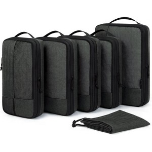 Compression Packing Cubes for Travel, 6 Set Travel Packing Cubes for Carry on Suitcases - 1 of 4