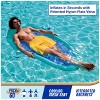 SwimWays Spring Float Premium Inflatable Pool Lounger with Head Pillow, Mesh Seat, Cup Holders, Hyper-Flate Valve, and Carrying Bag for Adults - 2 of 4