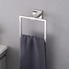 5-Piece Bathroom Hardware Set SUS304 Stainless Steel Towel Bar, Toilet Paper Holder, Robe Hook, Modern Design - 4 of 4