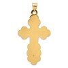 Black Bow Jewelry 14k Yellow Gold Large Eastern Orthodox Cross Pendant, 26 x 50mm - 3 of 4