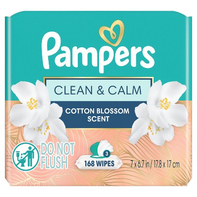 Pampers Clean & Calm Baby Wipes - 168ct/3pk