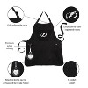 Evergreen Tampa Bay Lightning Black Grill Apron- 26 x 30 Inches Durable Cotton with Tool Pockets and Beverage Holder - 4 of 4