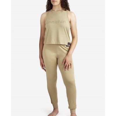 Women's High Neck Tank Sleep With Jogger Set - Danskin