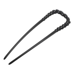 Unique Bargains Women's U-shaped Twisted Hair Pin 1 Pc - 1 of 4