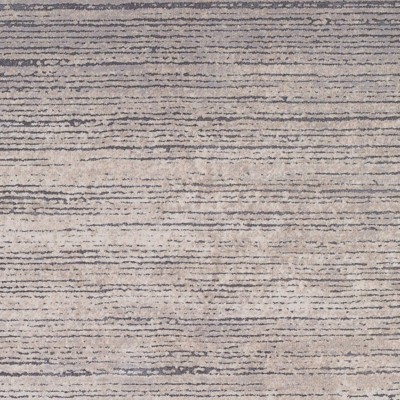 Modern Elegance Gray Wool Blend 6'7" x 9'6" Stain-Resistant Rug