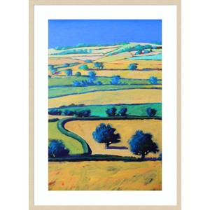 30" x 41" White Cross Close up I by Paul Powis Wood Framed Wall Art Print - Amanti Art - 1 of 4