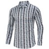Mens Floral Dress Shirts Long Sleeve Beach Holiday Button Down Party Shirt - 3 of 4