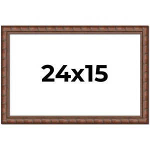 PosterPalooza | 24x15 Modern Bamboo Picture Frame, UV Acrylic, 5 Finishes - 1 of 4