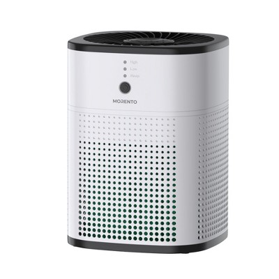 MORENTO Air Purifiers for Bedroom for Smoke, Small Air Purifier with Sleep Mode
