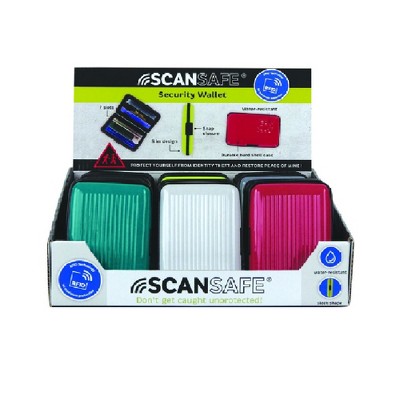 ScanSafe AW2-24 Security Wallet, Aluminum, Assorted