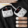 Electric Blanket - 10 Heat & Time Settings, ETL Certified, Machine Washable - 2 of 4