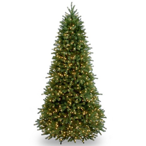 6.5ft Pre-lit Slim Jersey Fraser Fir Artificial Christmas Tree Clear ...