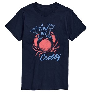 Men's Instant Message Tini Bit Crabby Short Sleeve Graphic T-Shirt