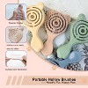 BABYYER Cat-Ear Design Puppy Brush, Gentle Soft-Bristle Small Dogs Plastic Detangling Grooming Tool, Fit for for Furry Pet - 3 of 4