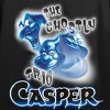 Casper The Friendly Ghost Ghostly Trio Women’s Black Cropped Tee - 2 of 4
