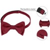 Allegra K Men's Solid Color Self-tied Formal Wedding Party Tuxedo Adjustable Bow Ties - 3 of 4