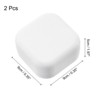 Unique Bargains Bamboo Fiber Wooden Square Detachable Self Draining Soap Dishes - 2 of 4
