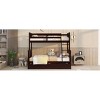 Streamdale Twin-Over-Full Bunk Bed with Ladders and Two Storage Drawers (Espresso) - 4 of 4