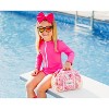 City Threads USA-Made Girls UPF 50+ One-Piece Long Sleeve Swimsuit - 2 of 4