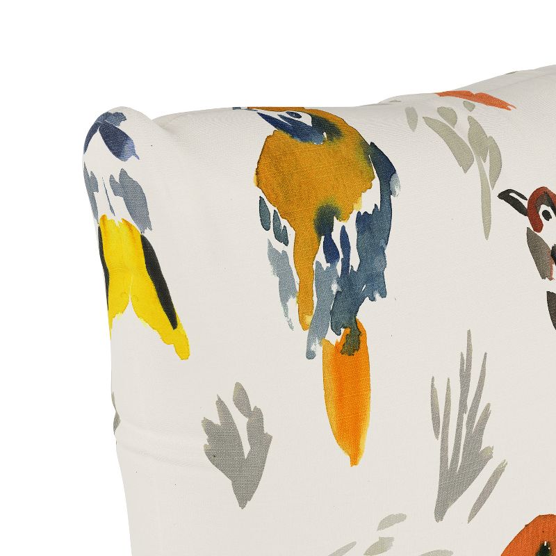 Multi Bird Print Throw Pillow - Skyline Furniture, 4 of 6
