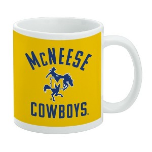 McNeese State University Cowboys Logo Ceramic Coffee Mug Novelty Gift Mugs for Coffee Tea and Hot Drinks 11oz White - 1 of 4