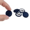 Unique Bargains Blouses Sweater Round Aluminum Cotton Fabric Cloth Covered Buttons 10 Pcs - 4 of 4