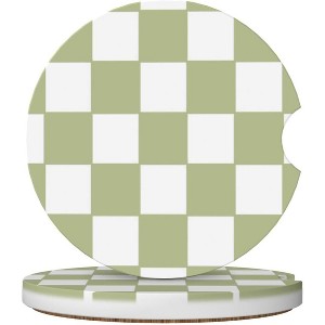 TruAIR Ceramic Car Cup Coasters (2-Pack) - 1 of 4