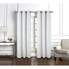 RT Designer Collection Barnet Jacquard 2 Pack Luxurious Modern Design Curtain Panel 36" x 84" Charcoal - 2 of 4