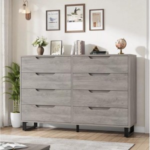 Nasitip 8 Drawer Dresser for Bedroom, 55"Freestanding Horizontal Drawer with Storage,for Home Office - 1 of 4