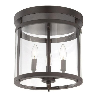Savoy House Penrose 3 - Light Semi-Flush Mount in  English Bronze