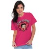 Betty Boop Breast Cancer Stay Strong Womens Graphic T Shirt Tees Brisco Brands - 3 of 4