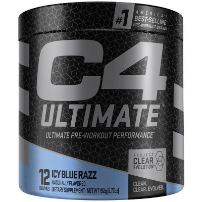 Cellucor C4 Ultimate Sports Nutrition - Icy Blue Razz - 6.77oz