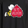 Men's - Peanuts - Be My Valentine Long Sleeve Graphic T-Shirt - 2 of 4