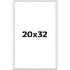 PosterPalooza | Textured White Picture Frame - UV Acrylic, Foam Board Backing, Hanging Hardware - 2 of 4