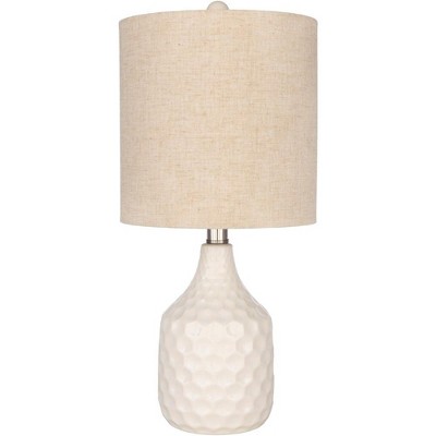 Mark & Day Leoben 18.5"H x 9"W x 9"D Traditional White Table Lamps