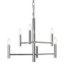Elegant Lighting Carmella 6 lights pendant in chrome - 3 of 4