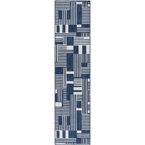 Beach House BHS402 UV & Stain Resistant Non-Shedding Power Loomed Indoor/Outdoor Rugs - Safavieh - 1 of 4