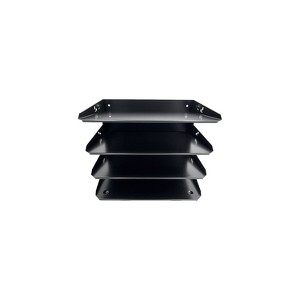 Huron 4-Compartment Steel File Organizer Black (HASZ0152) - 1 of 3