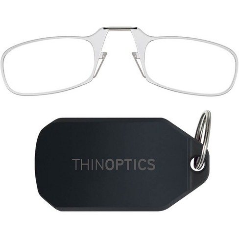 Thinoptics Armless Reading Glasses With Keychain Case - +1.50
