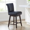 Spruce&Spring Upholstered 26-inch Counter Height Swivel Barstool - 2 of 4