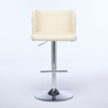 NicBex Bar Stools Set of 2 Height Adjustable Swivel PU Leather Counter Stools with Button Tufted Back and Gold Base for Bar, Kitchen - 4 of 4
