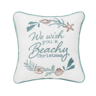 C&F Home Beachy Christmas Pillow