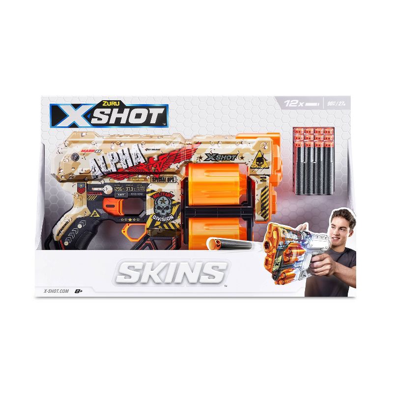 X-Shot SKINS Dread Dart Blaster - Alpha Zone by ZURU, 3 of 10