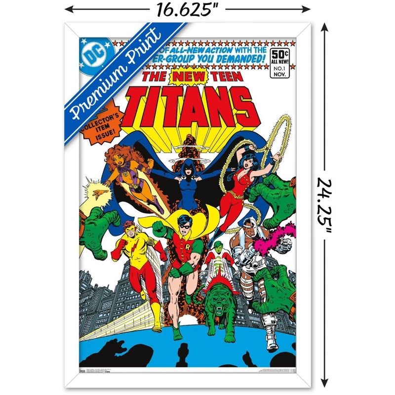 Trends International DC Comics - Teen Titans - The New Teen Titans #1 Framed Wall Poster Prints, 3 of 7