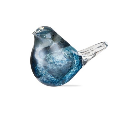 tagltd Art Glass Songbird Decor Large