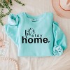 Simply Sage Market Let's Stay Home Lightweight Garment Dyed Sweatshirt - 3 of 4
