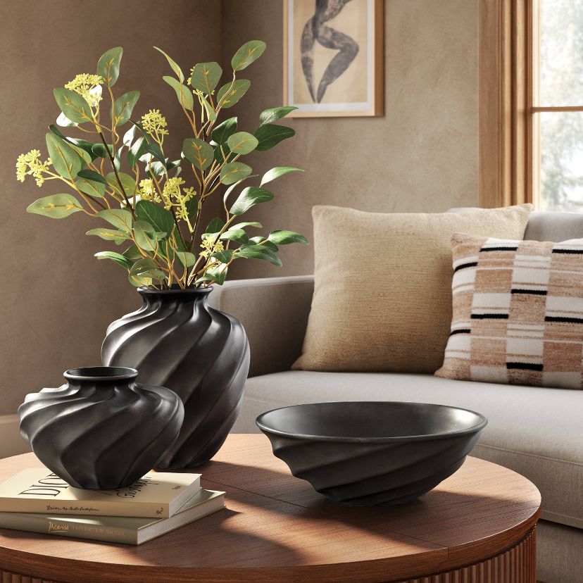 Black Twisted Ceramics Collection - Threshold™