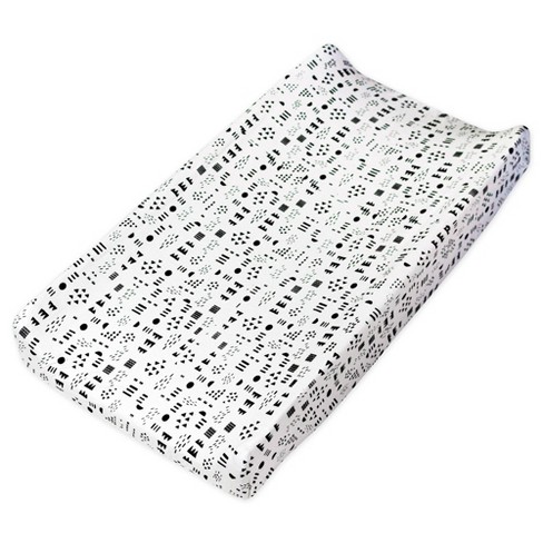 Winter Accessory Compass/Navy HonestBaby Baby Organic Cotton Changing Pad Covers One Size Set of Two