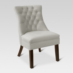 Accent Chairs Gray - Threshold , Velvet Light Gray